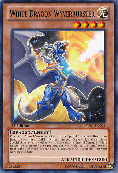White Dragon Wyverburster [SHSP-EN093] Common - Josh's Cards