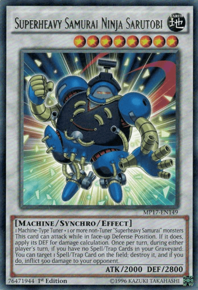 Superheavy Samurai Ninja Sarutobi [MP17-EN149] Rare - Josh's Cards