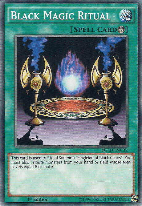 Black Magic Ritual [YGLD-ENC32] Common - Josh's Cards