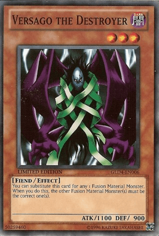 Versago the Destroyer [GLD4-EN006] Common - Josh's Cards