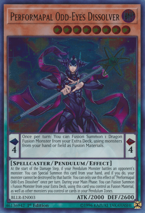 Performapal Odd-Eyes Dissolver [BLLR-EN003] Ultra Rare - Josh's Cards