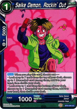 Saike Demon, Rockin' Out (BT5-046) [Miraculous Revival] Parallel Foil