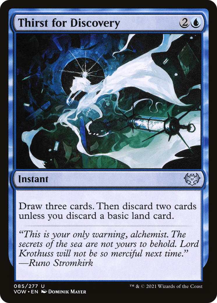 Thirst for Discovery (VOW-085) - Innistrad: Crimson Vow Foil