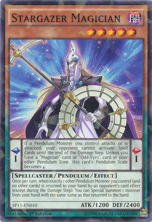 Stargazer Magician [SP15-EN010] Shatterfoil Rare - Josh's Cards