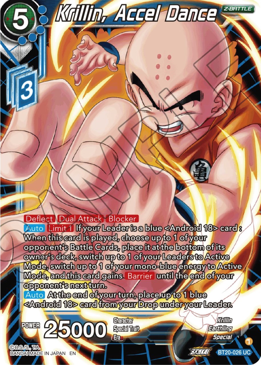 Krillin, Accel Dance (BT20-026) [Power Absorbed] Parallel Foil