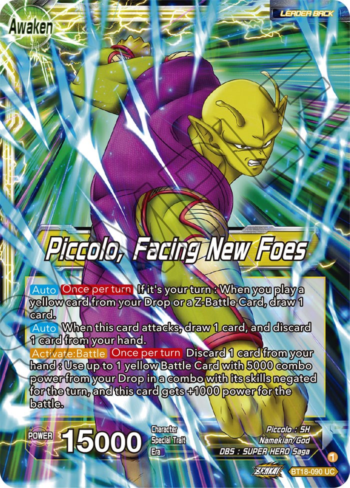 Piccolo // Piccolo, Facing New Foes (BT18-090) [Dawn of the Z-Legends] Parallel Foil