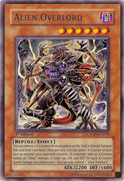Alien Overlord [CRMS-EN038] Rare - Josh's Cards