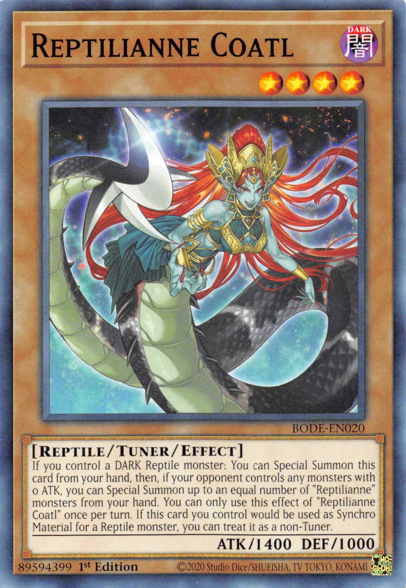 Reptilianne Coatl [BODE-EN020] Common - Josh's Cards