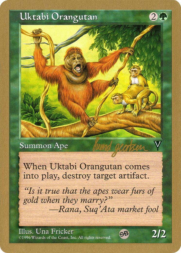 Uktabi Orangutan (WCD-SG123SB) - World Championship Decks 1997