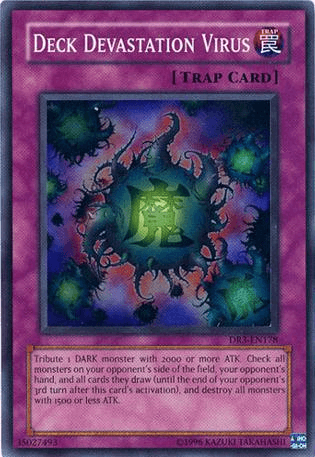 Deck Devastation Virus [DR3-EN178] Super Rare - Josh's Cards