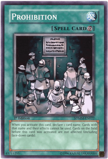 Prohibition [SDMM-EN022] Common - Josh's Cards