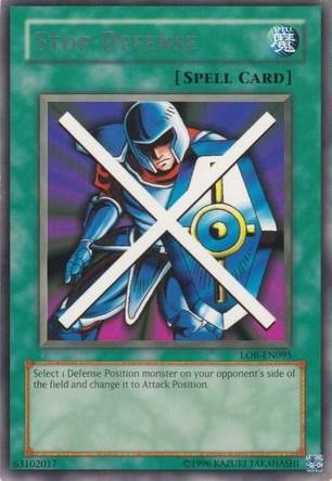 Stop Defense [LOB-EN095] Rare - Josh's Cards
