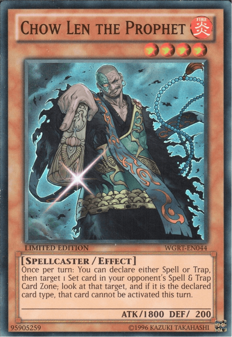 Chow Len the Prophet [WGRT-EN044] Super Rare - Josh's Cards