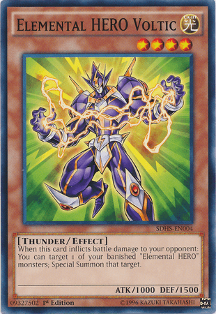 Elemental Hero Voltic [SDHS-EN004] Common - Josh's Cards