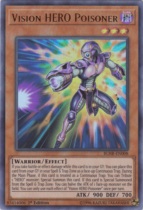 Vision Hero Poisoner [BLHR-EN008] Ultra Rare - Josh's Cards
