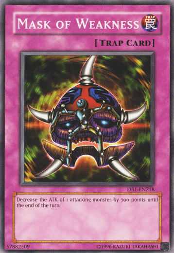 Mask of Weakness [DB1-EN218] Common - Josh's Cards