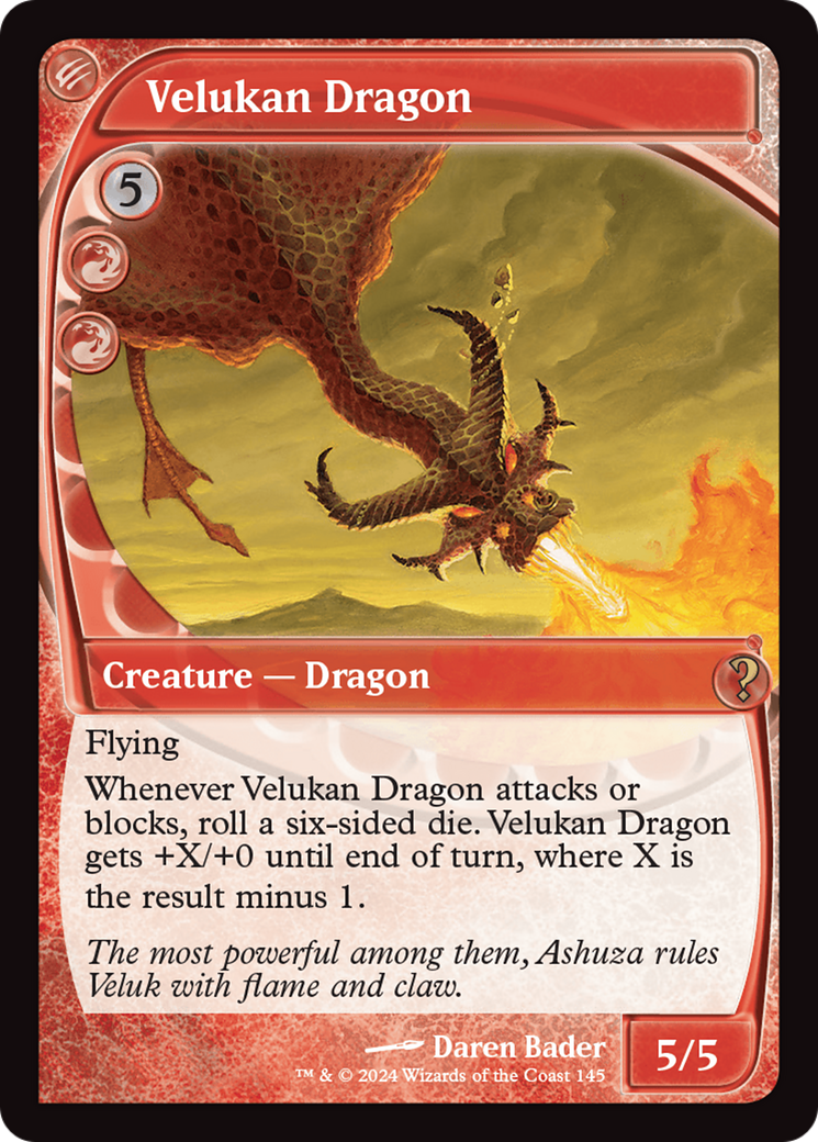 Velukan Dragon (MB2-145) - Mystery Booster 2 Foil