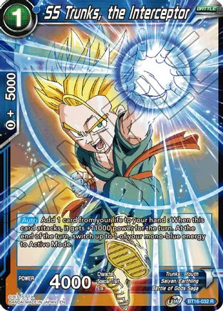 SS Trunks, the Interceptor (BT16-032) [Realm of the Gods] Parallel Foil