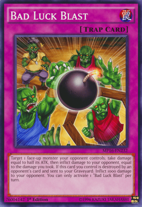 Bad Luck Blast [MP16-EN232] Common - Josh's Cards