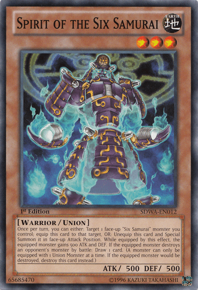Spirit of the Six Samurai [SDWA-EN012] Common - Josh's Cards