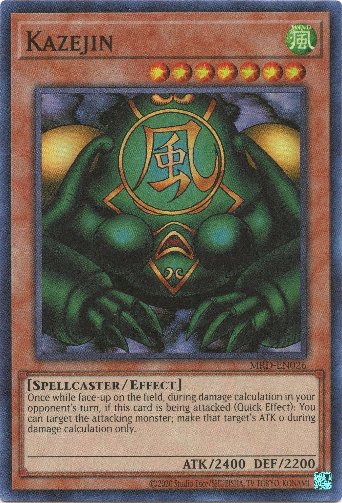 Kazejin (25th Anniversary) [MRD-EN026] Super Rare - Josh's Cards