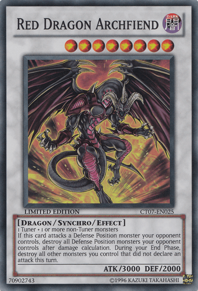 Red Dragon Archfiend [CT07-EN025] Super Rare - Josh's Cards