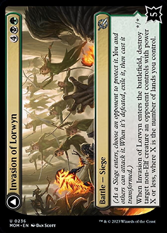 Invasion of Lorwyn // Winnowing Forces (MOM-236) - March of the Machine Foil
