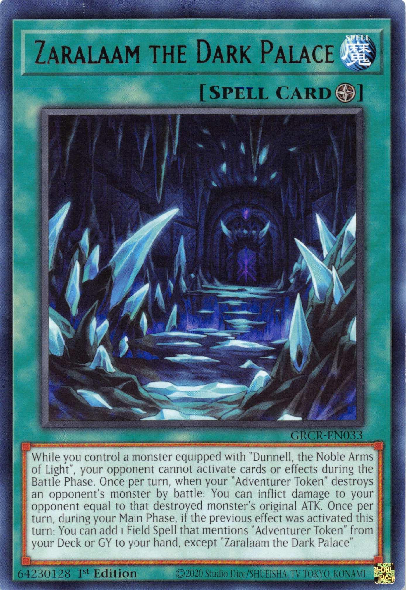Zaralaam the Dark Palace [GRCR-EN033] Rare - Josh's Cards