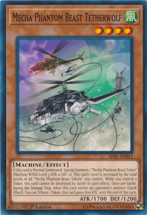 Mecha Phantom Beast Tetherwolf [SDPL-EN011] Common - Josh's Cards