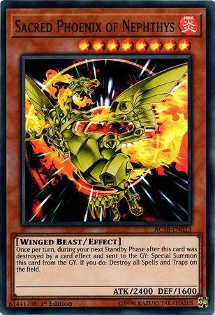 Sacred Phoenix of Nephthys [AC18-EN013] Super Rare - Josh's Cards