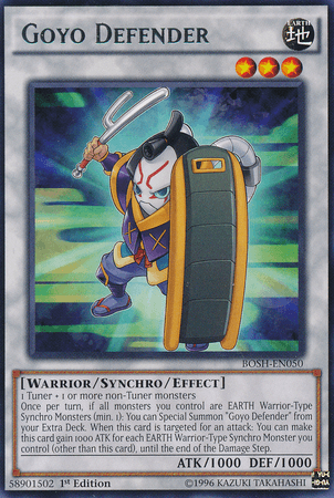 Goyo Defender [BOSH-EN050] Rare - Josh's Cards