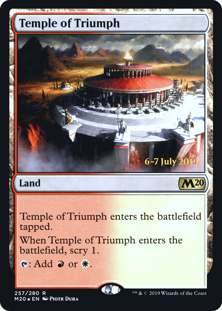Temple of Triumph (PRE-257S) - Core Set 2020 Promos Foil