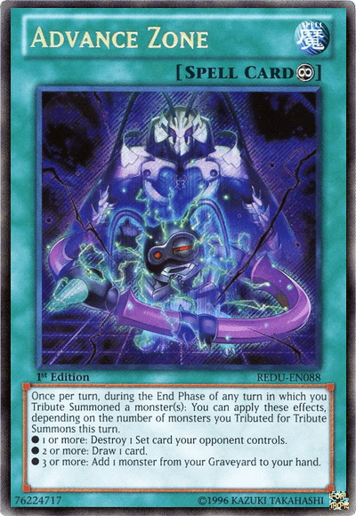 Advance Zone [REDU-EN088] Secret Rare - Josh's Cards