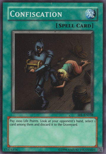 Confiscation [SRL-038] Super Rare - Josh's Cards
