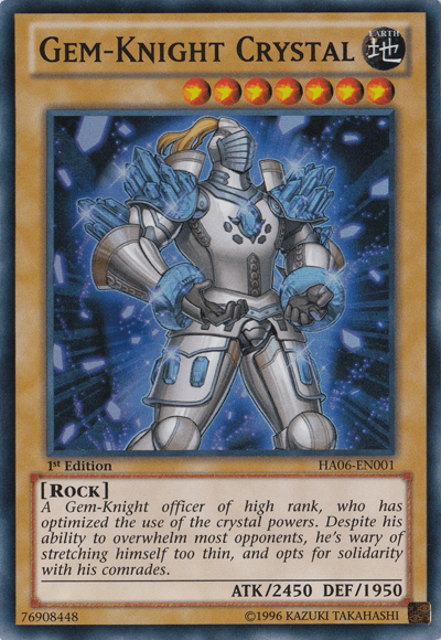 Gem-Knight Crystal [HA06-EN001] Super Rare - Josh's Cards