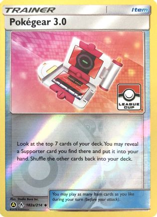 Pokegear .0 (League Cup) 182a/214 - League & Championship Cards Reverse Holofoil