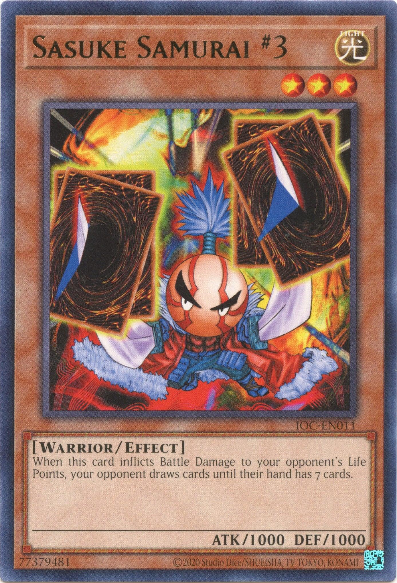 Sasuke Samurai #3 (25th Anniversary) [IOC-EN011] Rare - Josh's Cards