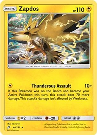 Zapdos - 40/181 [40] (Deck Exclusives)