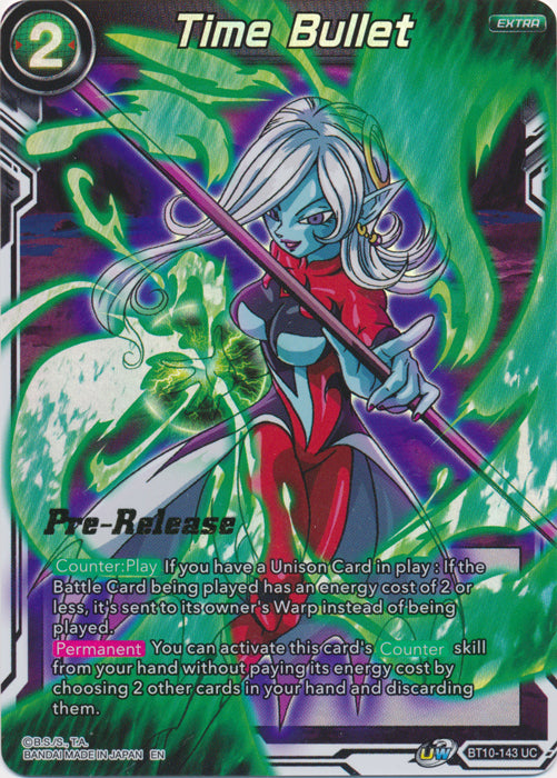 Time Bullet (BT10-143) [Rise of the Unison Warrior Prerelease Promos] Parallel Foil