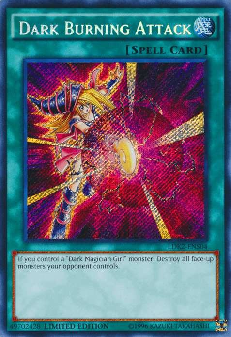 Dark Burning Attack [LDK2-ENS04] Secret Rare - Josh's Cards