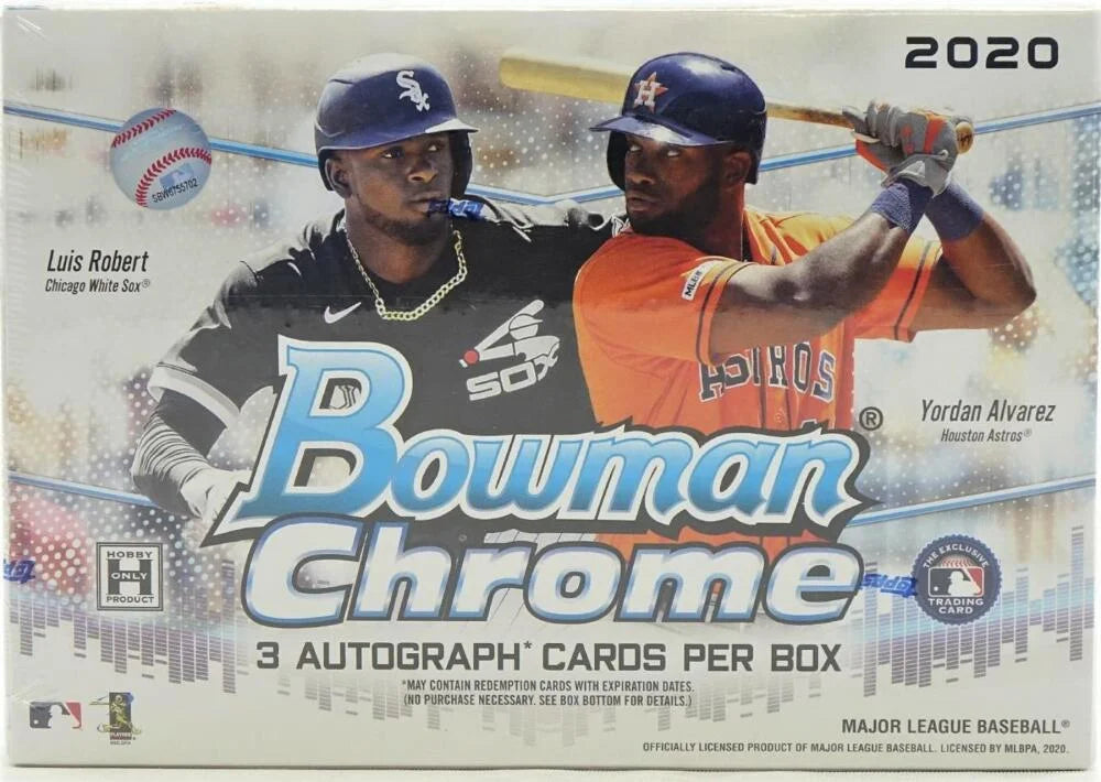 2020 Bowman Chrome Baseball HTA Jumbo Hobby Box