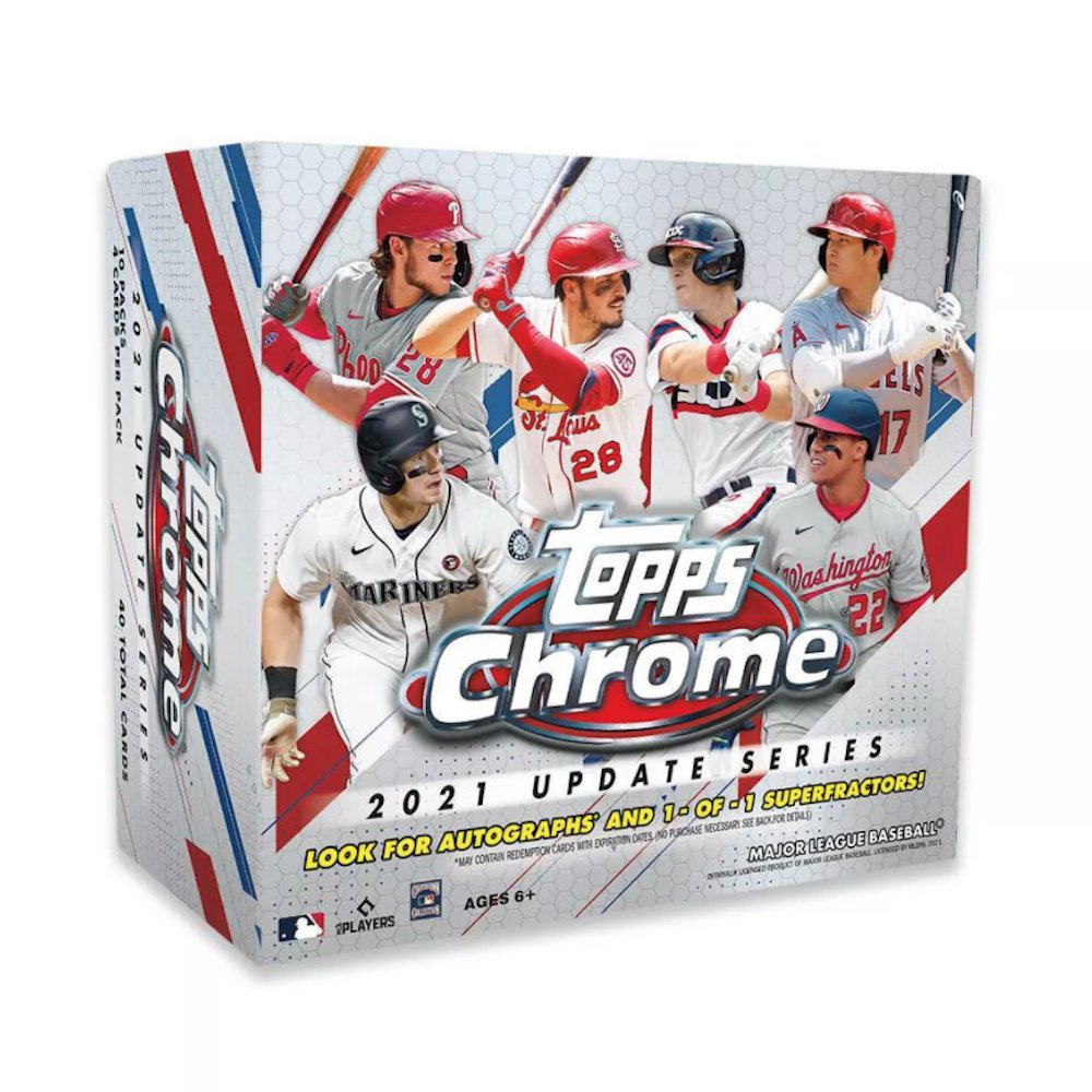 2021 Topps Chrome Baseball Mega Box