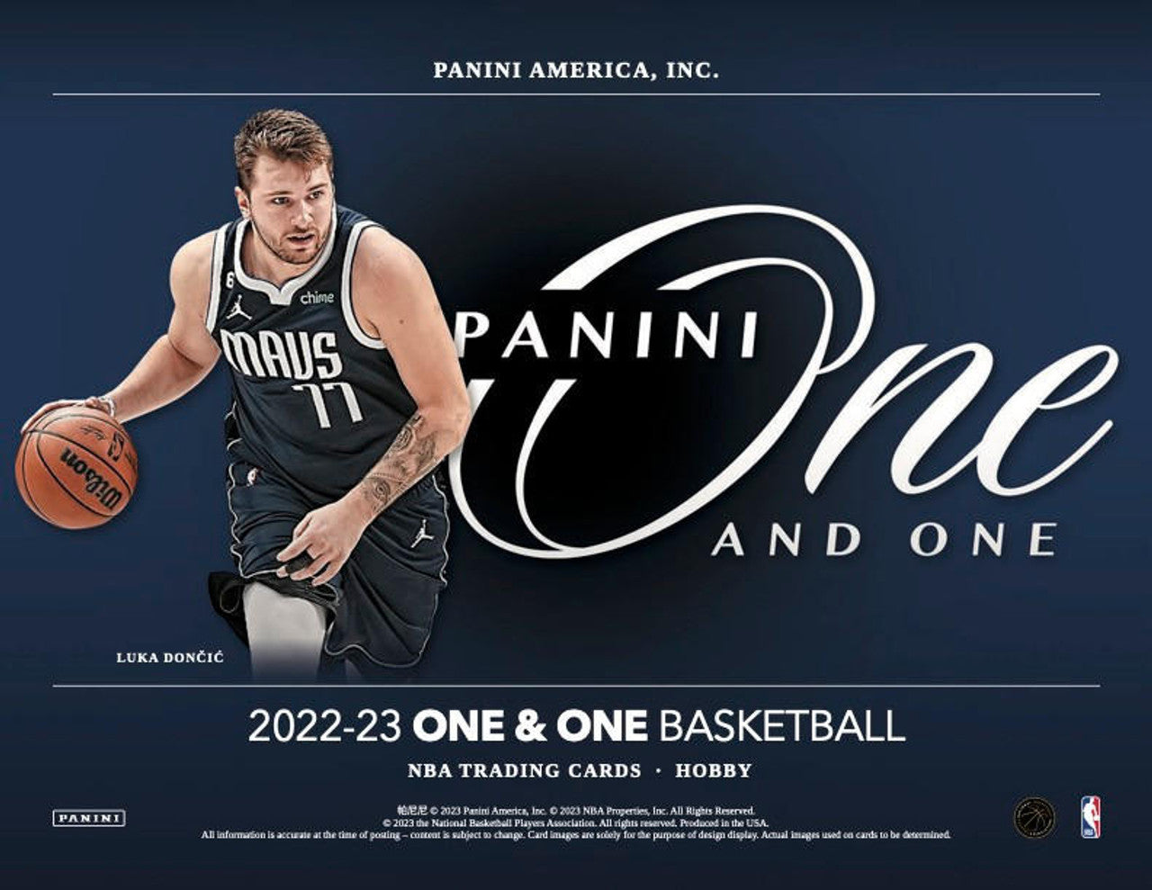 2022/23 Panini One & One Basketball Hobby Box