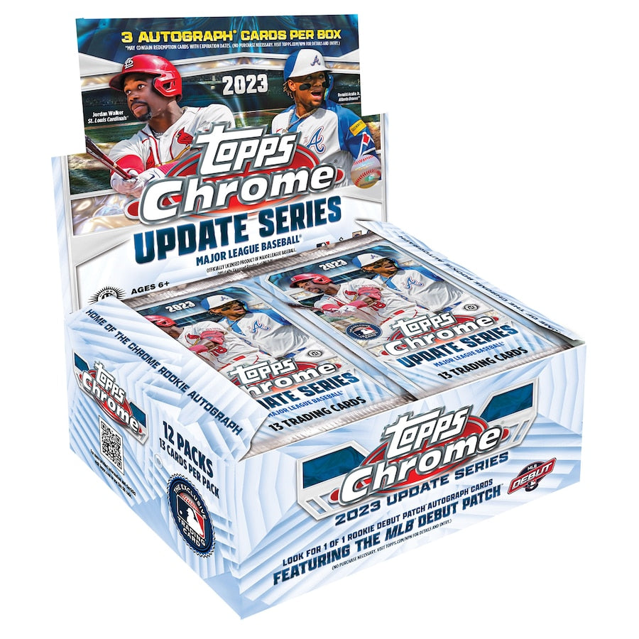 2023 Topps MLB Chrome Updates Series Hobby Jumbo Box