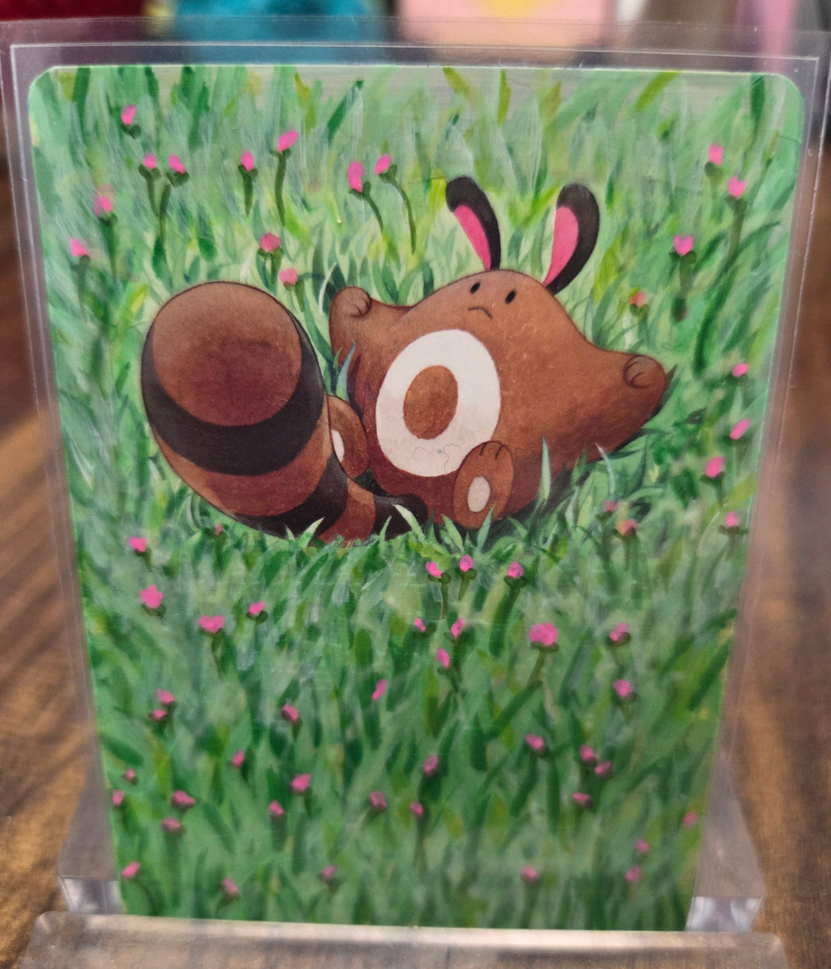 Custom Painted Sentret Pokemon Card