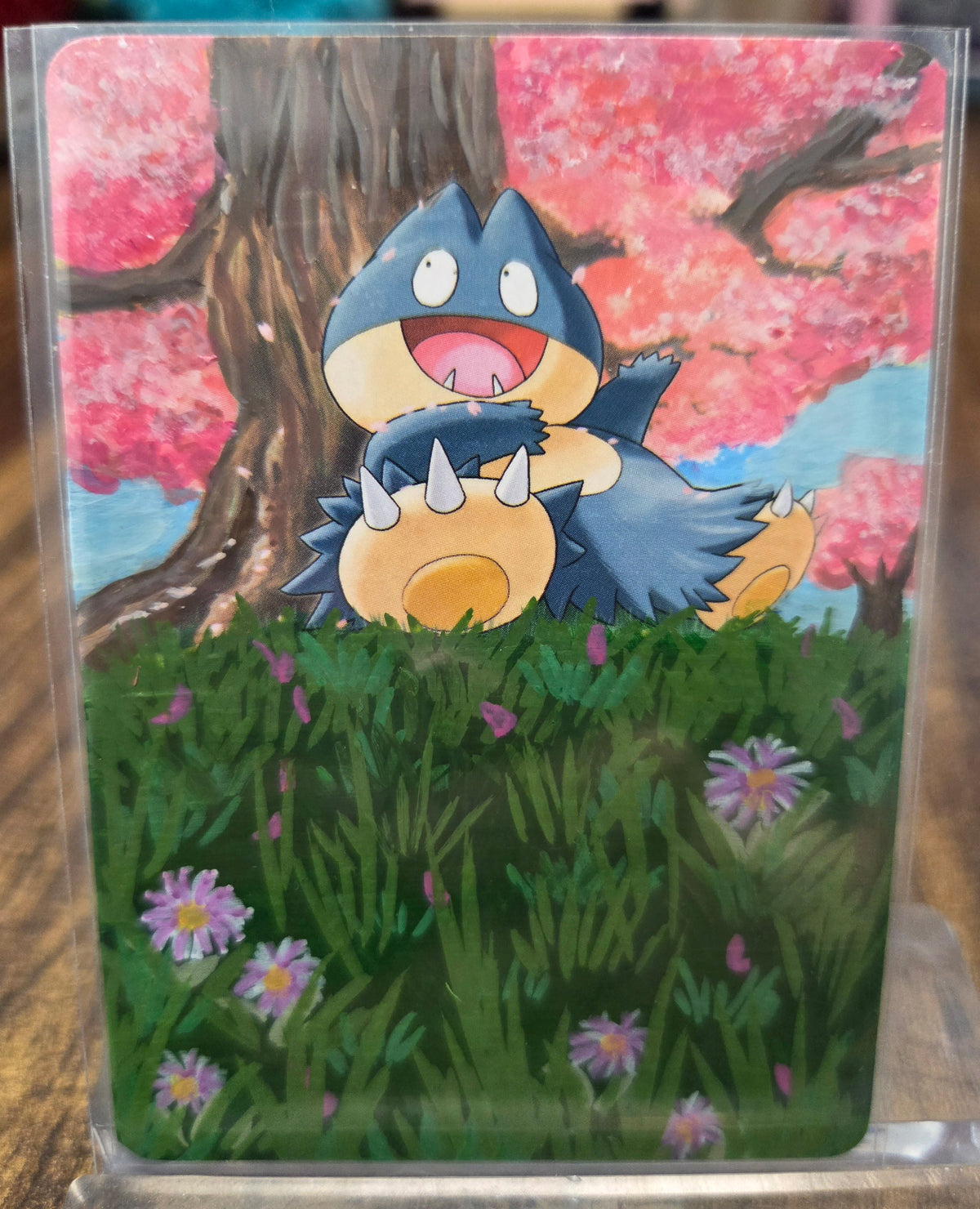 Custom Painted Munchlax Pokemon Card