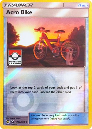 Acro Bike (Pokemon League) 123a/168 - League & Championship Cards Reverse Holofoil