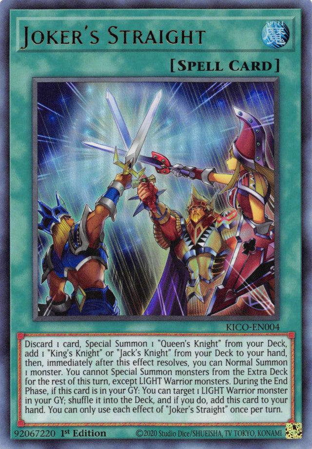 Joker's Straight (Ultra Rare) [KICO-EN004] Ultra Rare - Josh's Cards