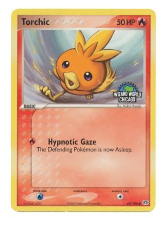 Pokemon: Torchic Wizard World Promo 69/106- Near Mint