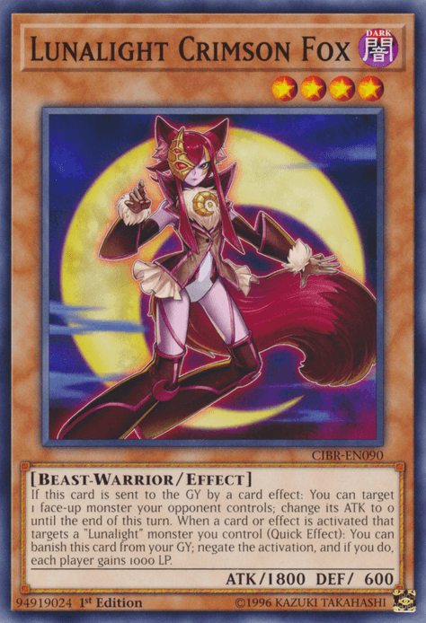Lunalight Crimson Fox [CIBR-EN090] Common - Josh's Cards